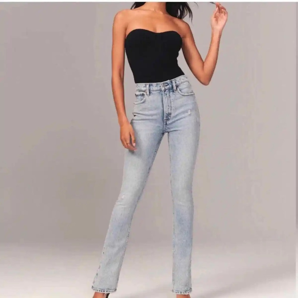 Abercrombie the 90s skinny high rise jeans